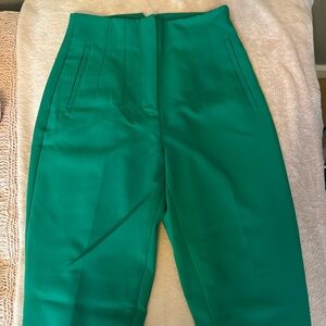 Green trousers from Zara practically new !